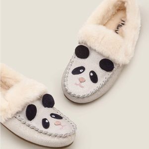 Mini Boden Leather Slippers